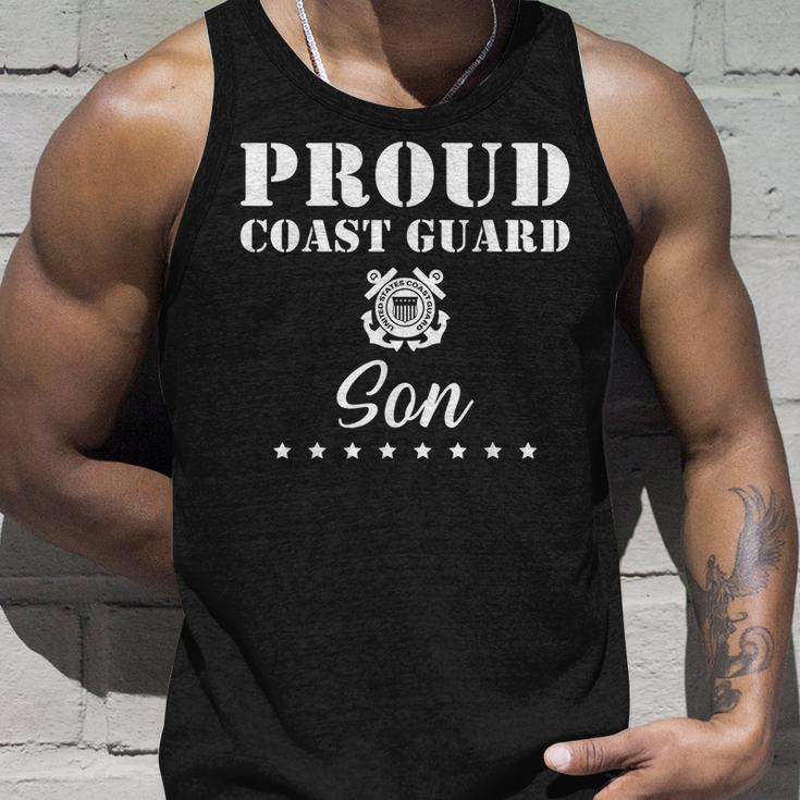 Proud Us Coast Guard Son Us Military Military Tank Top Gifts for Him