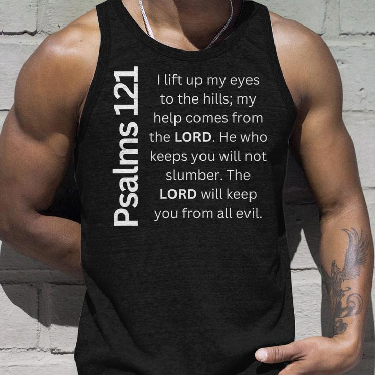 Psalms 121 My Help Comes From The Lord Unisex Tank Top Gifts for Him