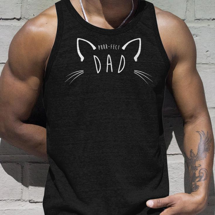 Purrfect Dad Cute Cat Lover For Cat Lover Tank Top Gifts for Him
