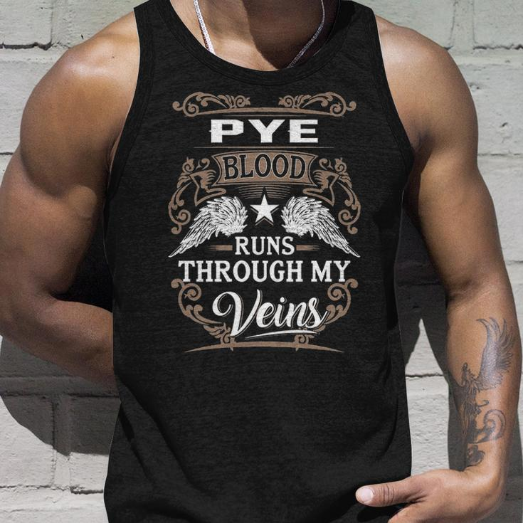 Pye Name Gift Pye Blood Runs Through My Veins Unisex Tank Top Gifts for Him