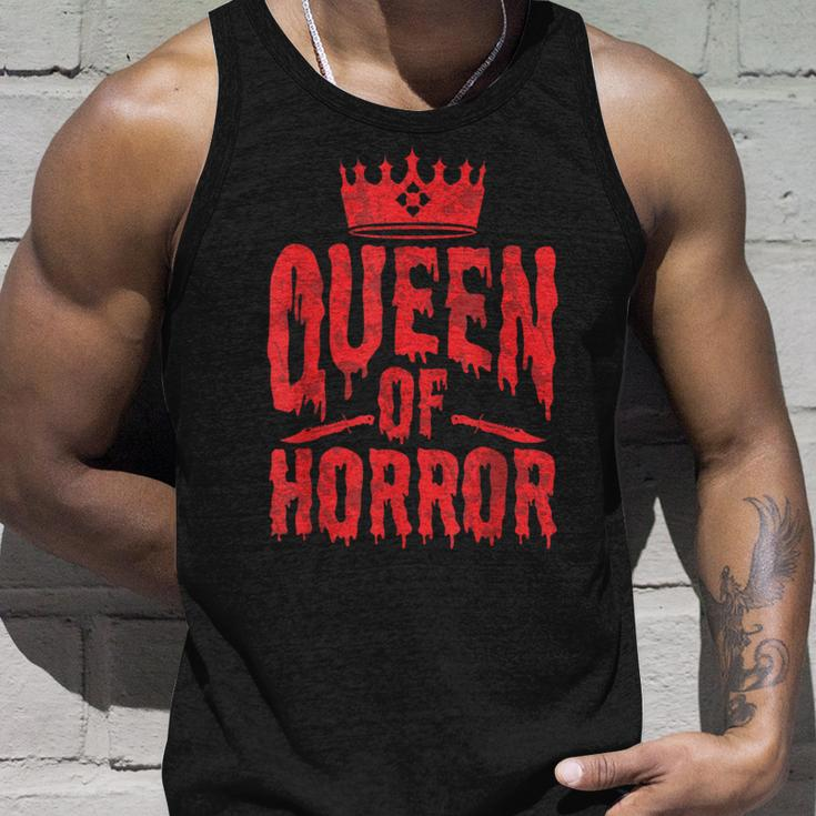 Queen Of Horror For Scary Films Lover Halloween Fans Halloween Tank Top Gifts for Him