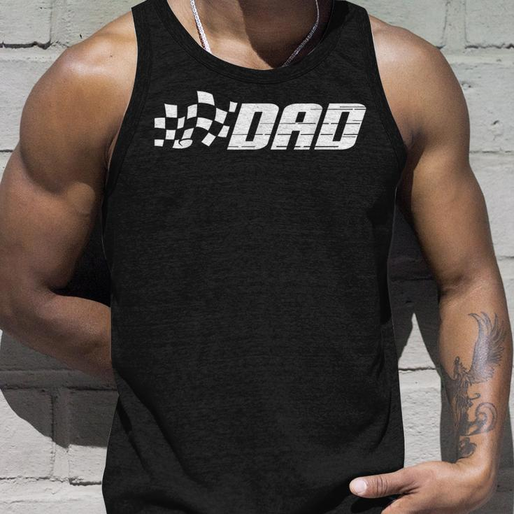 Racing Birthday Party Matching Family Race Car Pit Crew Dad Tank Top Gifts for Him