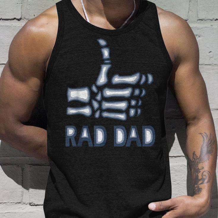 Rad Dad Skeleton Radiology Tech Xray Fathers Day Tank Top Gifts for Him