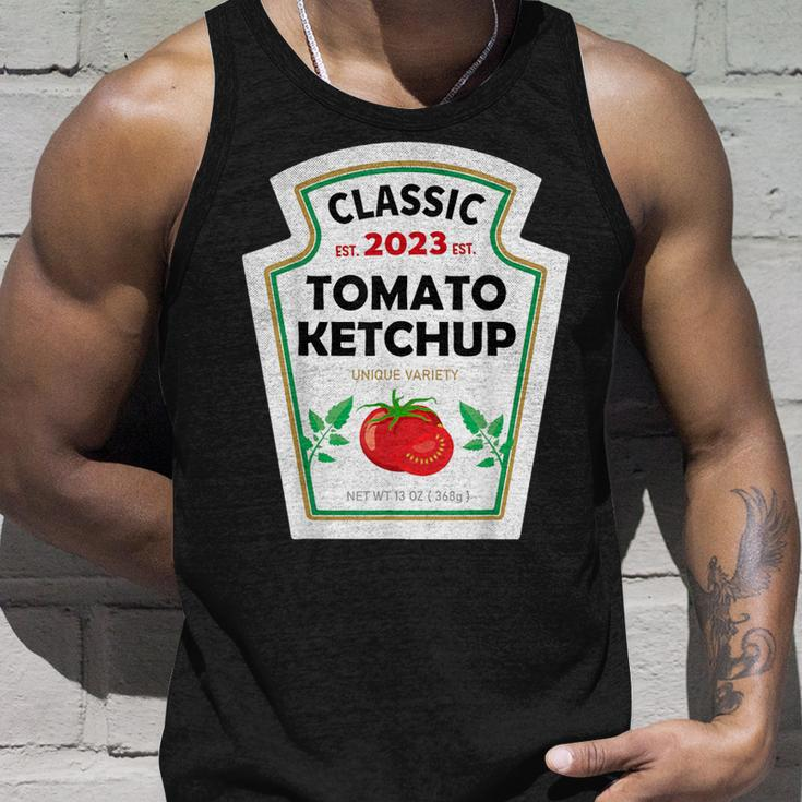 Red Ketchup Diy Costume Matching Couples Groups Halloween Tank Top Gifts for Him