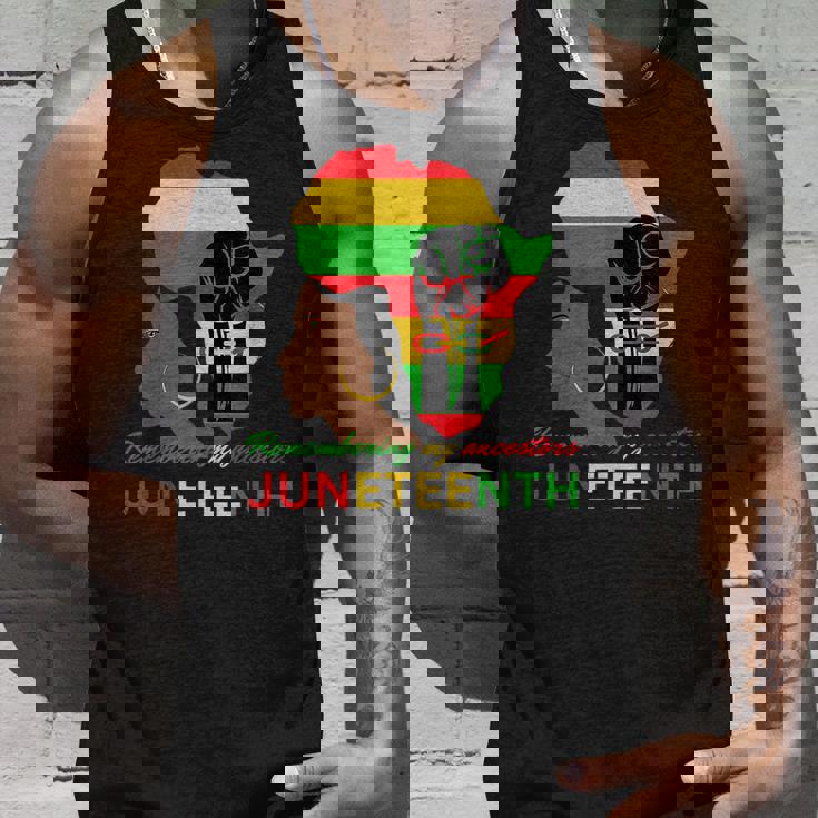 Remembering My Ancestors Junenth Celebration For Black Unisex Tank Top Gifts for Him