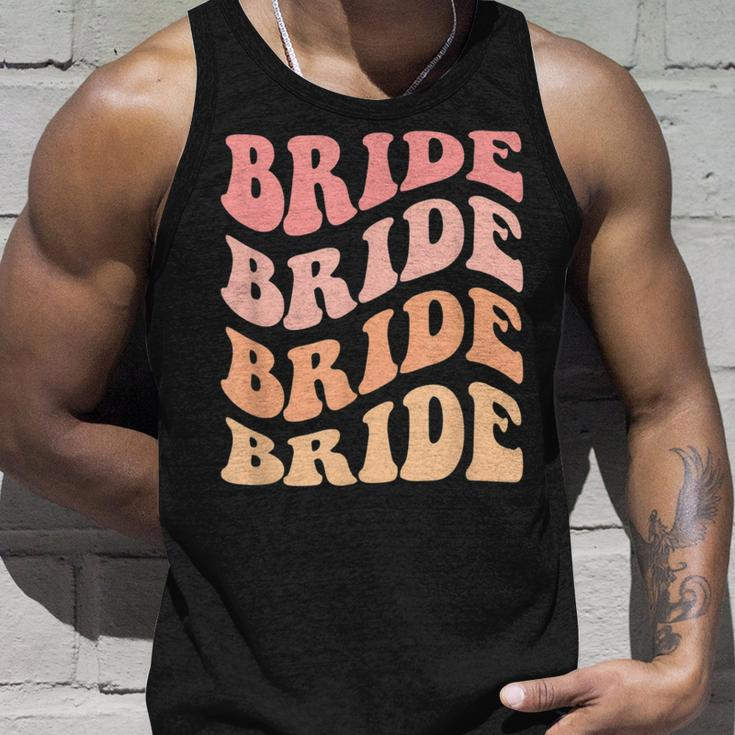 Retro Batch Bachelorette Party Outfit Bride Funny Unisex Tank Top Gifts for Him