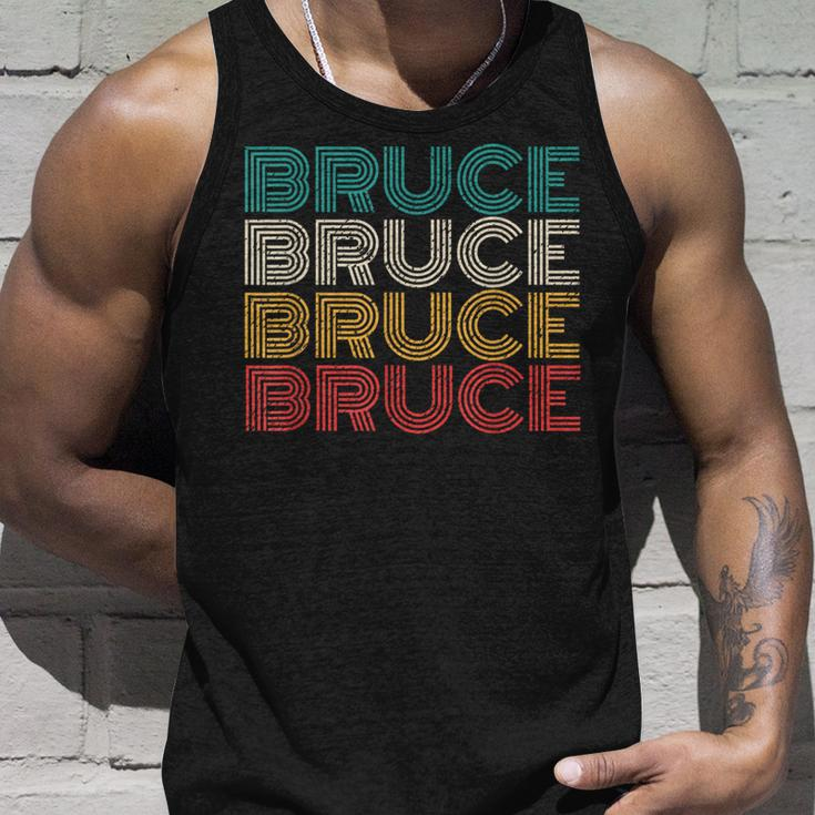 Retro Bruce Vintage Distressed Style Tank Top Gifts for Him