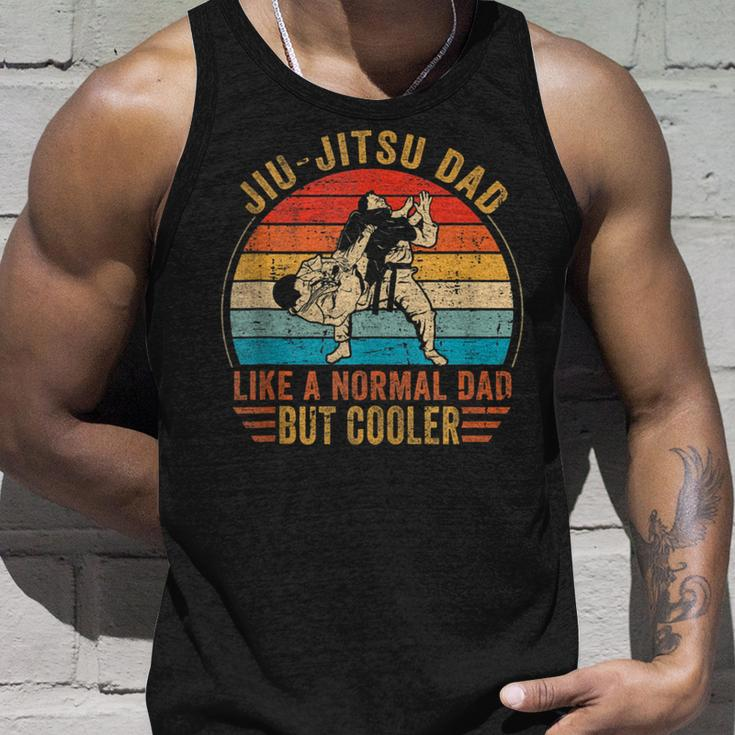 Retro Jiu Jitsu Dad Bjj Men Fathers Day Vintage Unisex Tank Top Gifts for Him