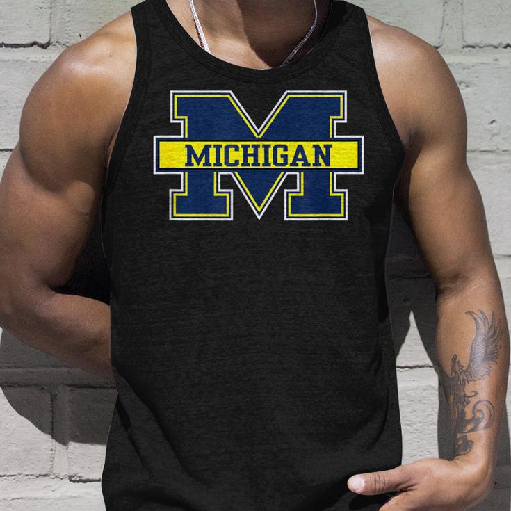 Retro Michigan Mi Vintage Classic Michigan Tank Top Gifts for Him