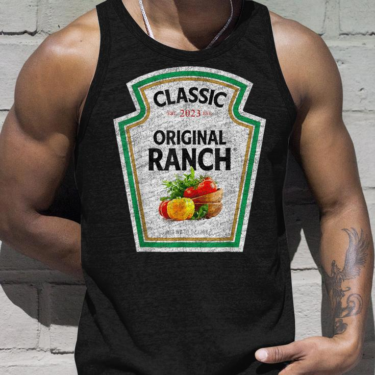 Retro Ranch Sauce Green Salad Dressing Halloween Costume Tank Top Gifts for Him
