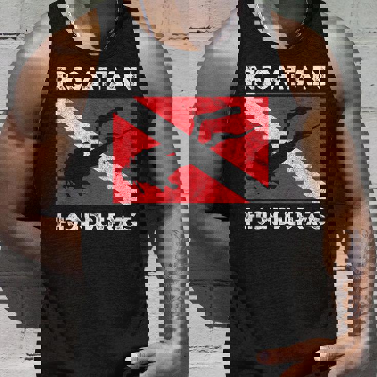 Retro Roatan Honduras Scuba Dive Vintage Dive Flag Diving Tank Top Gifts for Him Retro Roatan Honduras Scuba Dive Vintage Dive Flag Diving Tank Top Gifts for Him