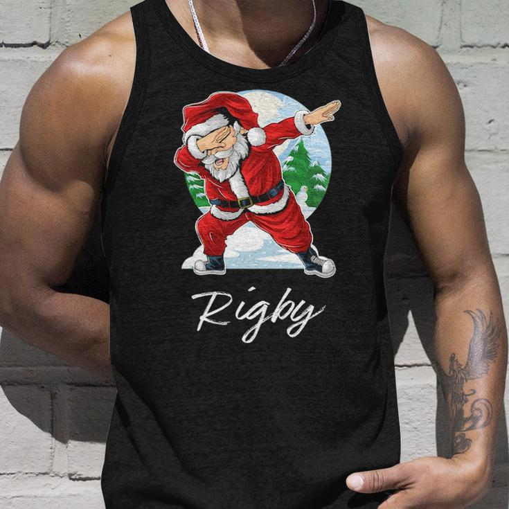 Rigby Name Gift Santa Rigby Unisex Tank Top Gifts for Him