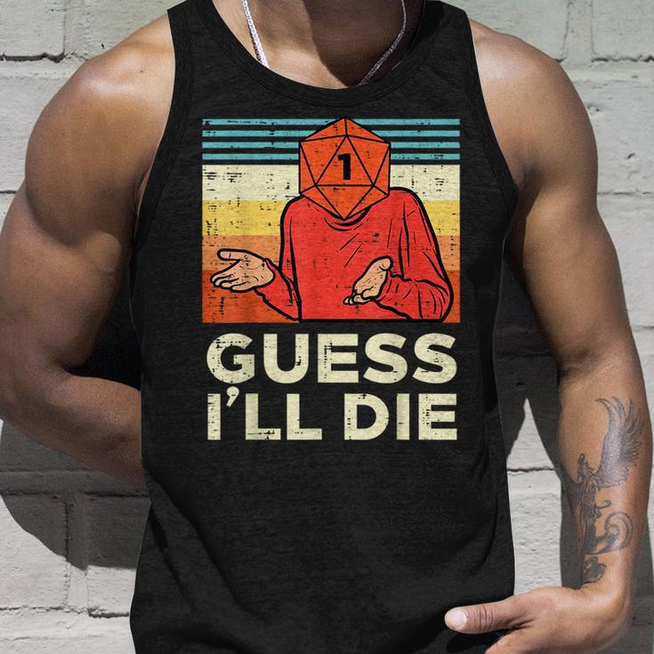 Rpg Gamer 1 Guess Ill Die Retro Men Boys Kids Youth Unisex Tank Top Gifts for Him