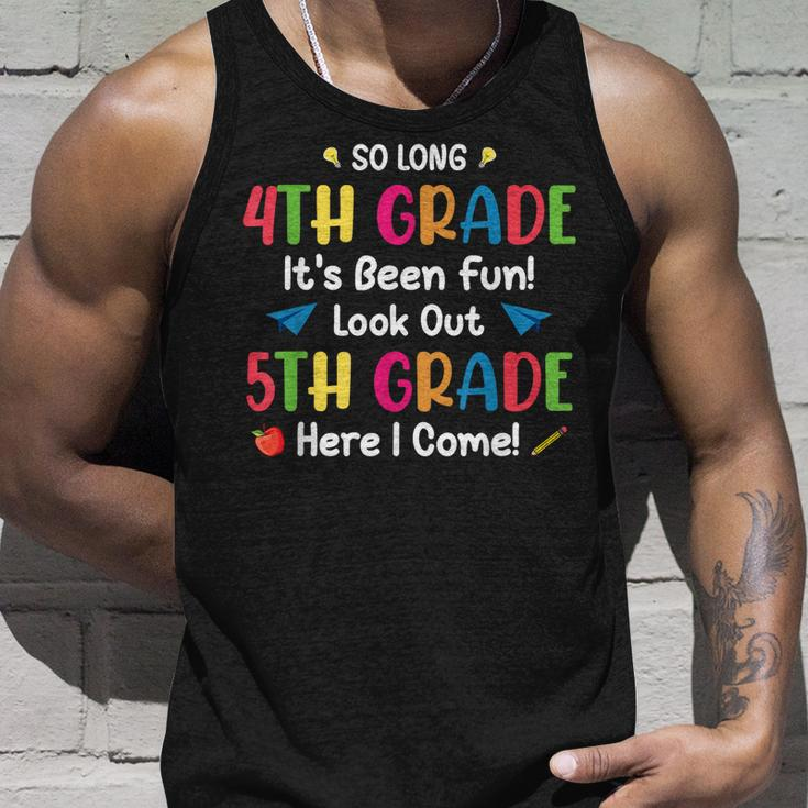 Back To School So Long 4Th Grade 5Th Grade Here I Come Tank Top Gifts for Him