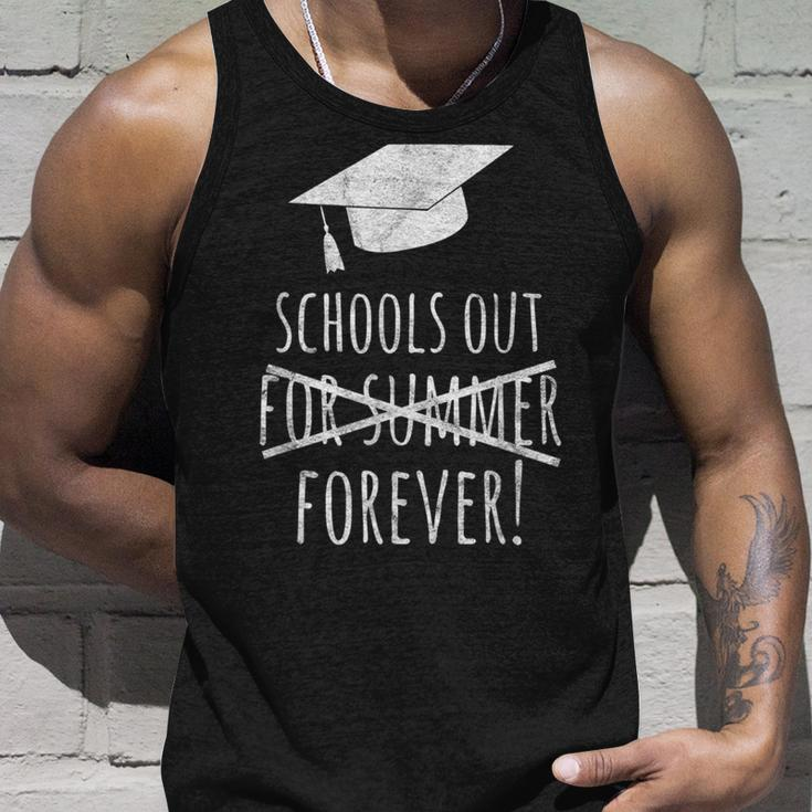 Schools Out Forever Graduation Laston Day Of School Unisex Tank Top Gifts for Him
