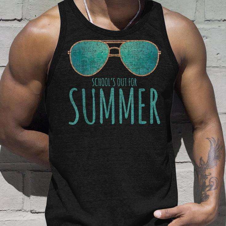 Schools Out Of Summer Happy Last Day Of School Vacation Unisex Tank Top Gifts for Him