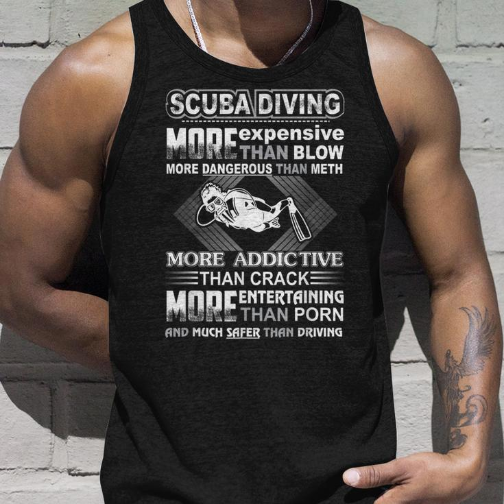 Scuba Diving More Expensive Than Blow - Funny Scuba Diving S Unisex Tank Top Gifts for Him
