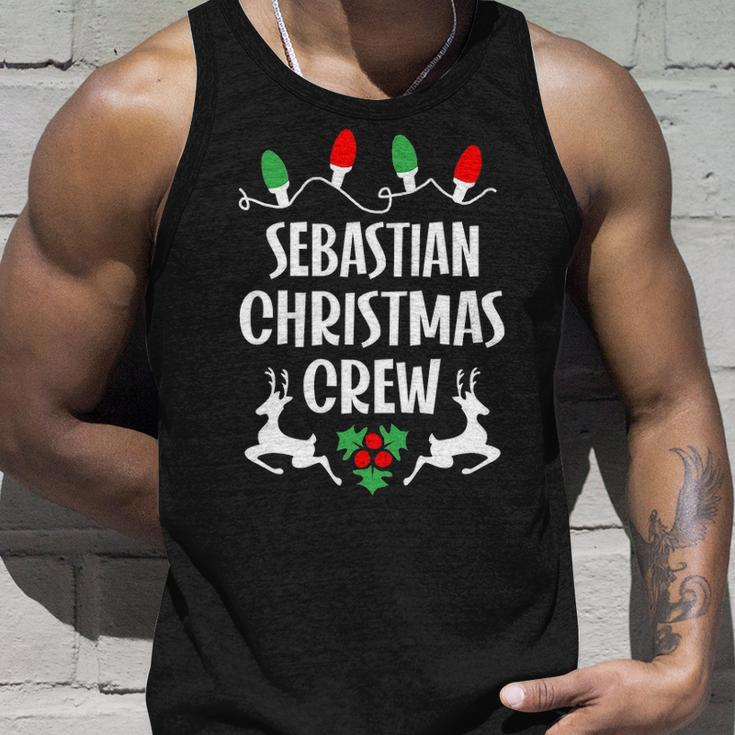 Sebastian Name Gift Christmas Crew Sebastian Unisex Tank Top Gifts for Him