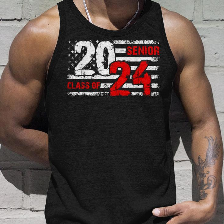 Senior 2024 American Flag Graduation Class Of 2024 Tank Top Gifts for Him