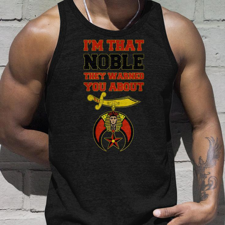 Shriners Im That Noble They Warned You Masonic Fathers Day Unisex Tank Top Gifts for Him