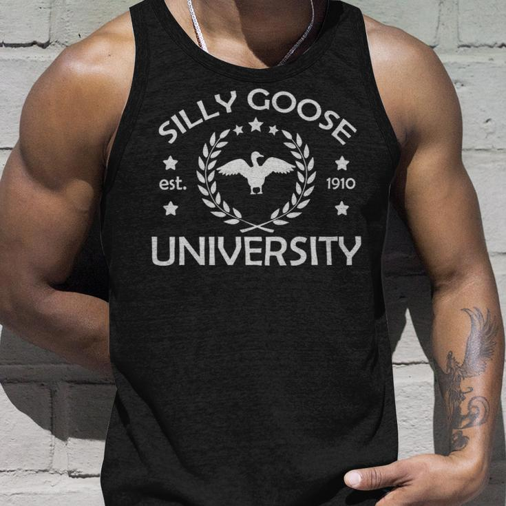 Silly Goose University Funny - Silly Goose University Funny Unisex Tank Top Gifts for Him