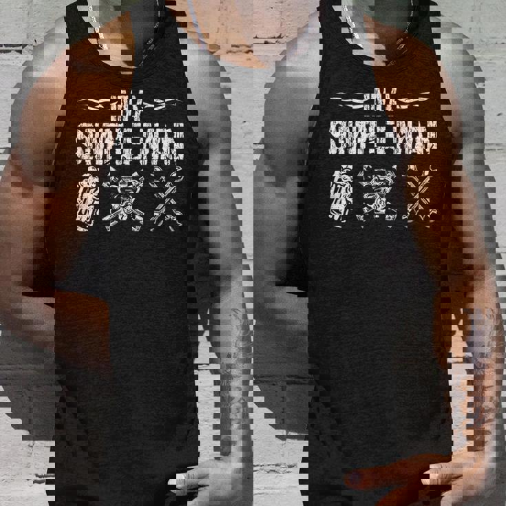 Im A Simple Man Car Mechanic Garage Mechanic Tank Top Gifts for Him