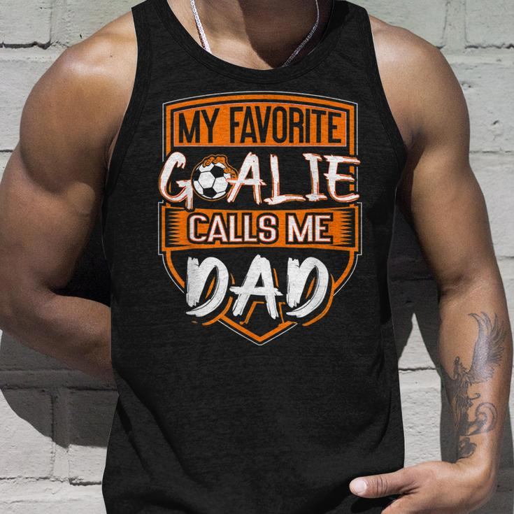 Soccer Player Father Goalie Dad Gift For Mens Unisex Tank Top Gifts for Him