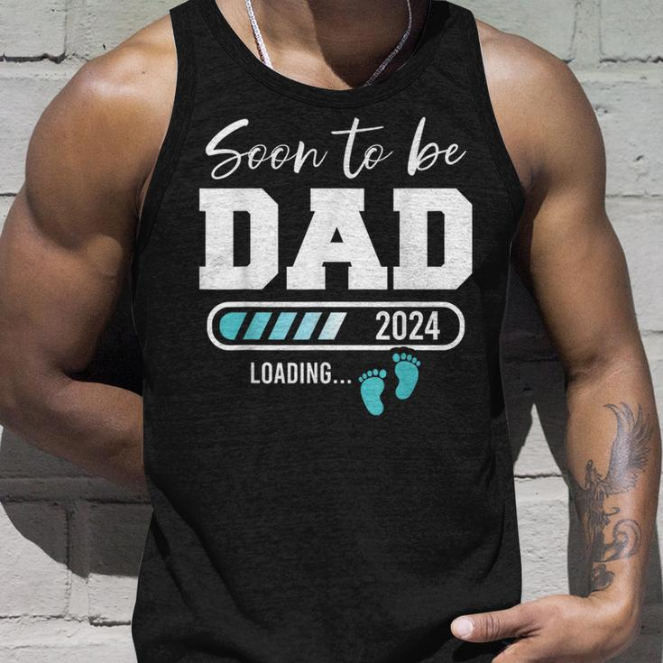 Soon To Be Dad Est 2024 New Dad Pregnancy Unisex Tank Top Gifts for Him