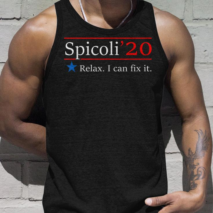 Spicoli 20 Relax I Can Fix It Unisex Tank Top Gifts for Him