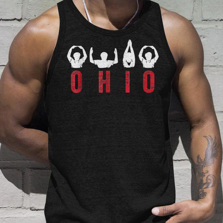 State Of Ohio Cute Proud To Be Ohioan Home Letters Root Unisex Tank Top Gifts for Him