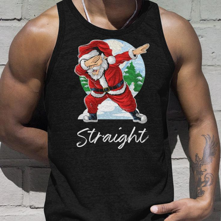 Straight Name Gift Santa Straight Unisex Tank Top Gifts for Him