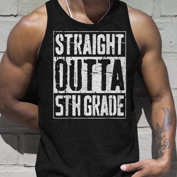 Straight Outta 5Th GradeFifth Grade Graduation Unisex Tank Top Gifts for Him