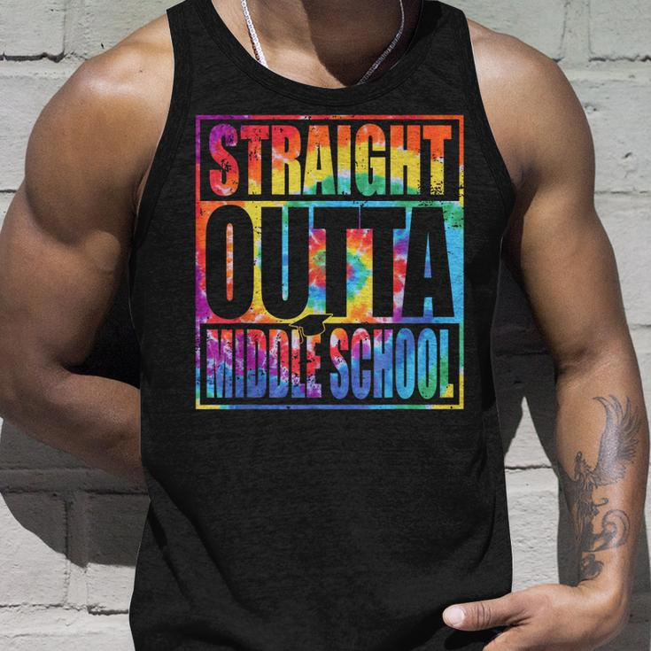 Straight Outta Middle School Class Of 2023 Graduation Gift Unisex Tank Top Gifts for Him