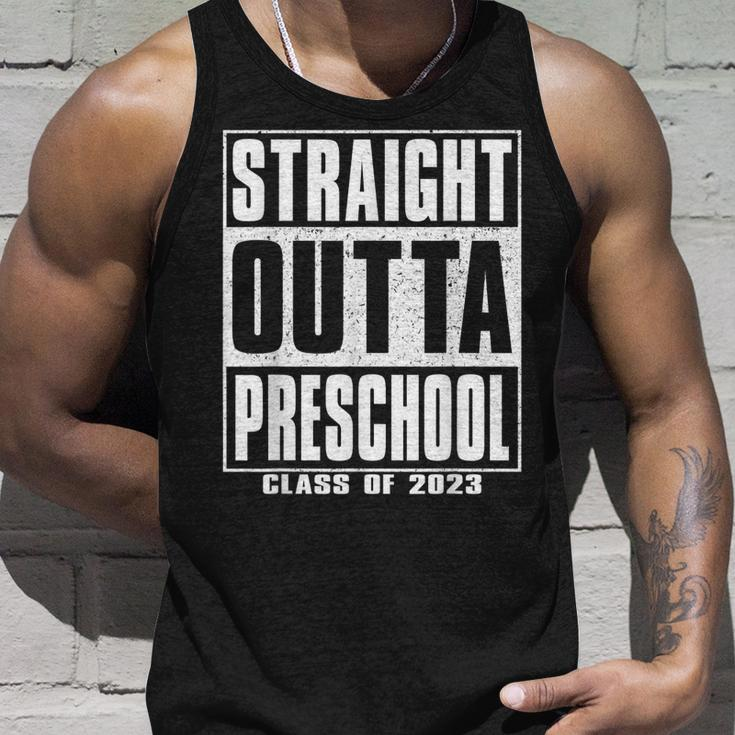 Straight Outta Preschool Graduate Class Of 2023 Unisex Tank Top Gifts for Him