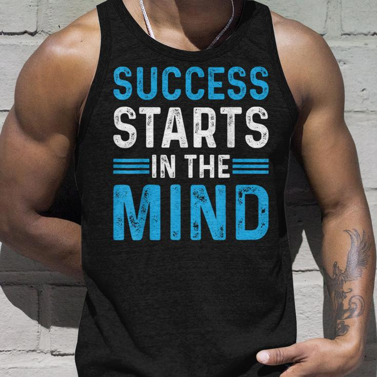 Success Starts In The Mind Entrepreneur Motivational Success Tank Top Gifts for Him
