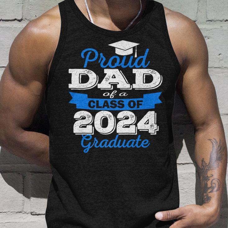 Super Proud Dad Of 2024 Graduate Awesome College For Dad Tank Top Gifts for Him