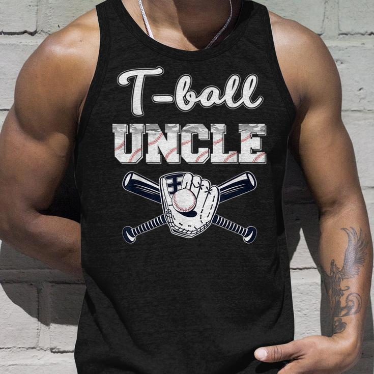 T-Ball Ball Uncle Baseball Dad Game Day Fathers Day Unisex Tank Top Gifts for Him