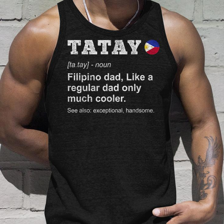 Tatay Filipino Dad Definition Philopino Father Day Pinoy Dad Unisex Tank Top Gifts for Him