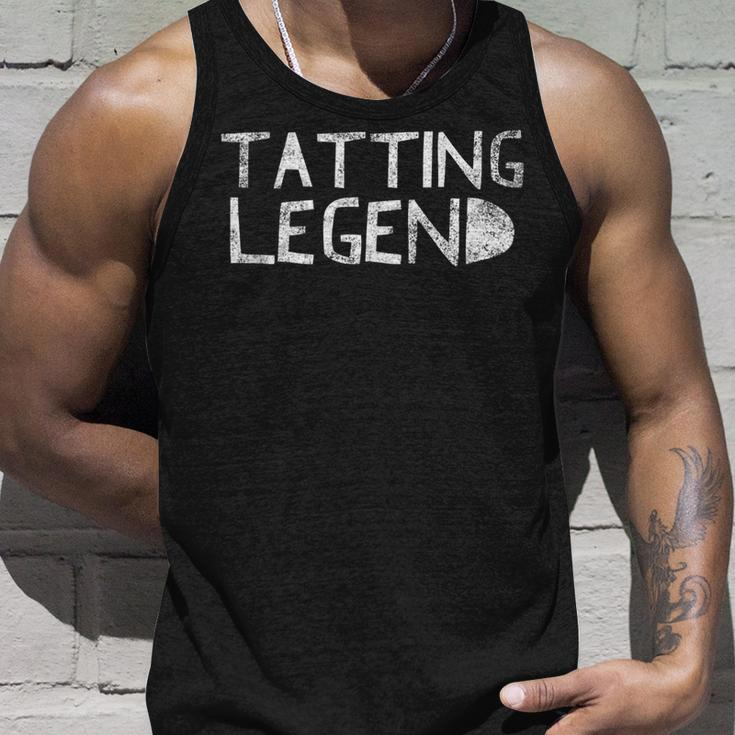 Tatting Legend - Funny Sewing Quote Love To Sew Saying Unisex Tank Top Gifts for Him