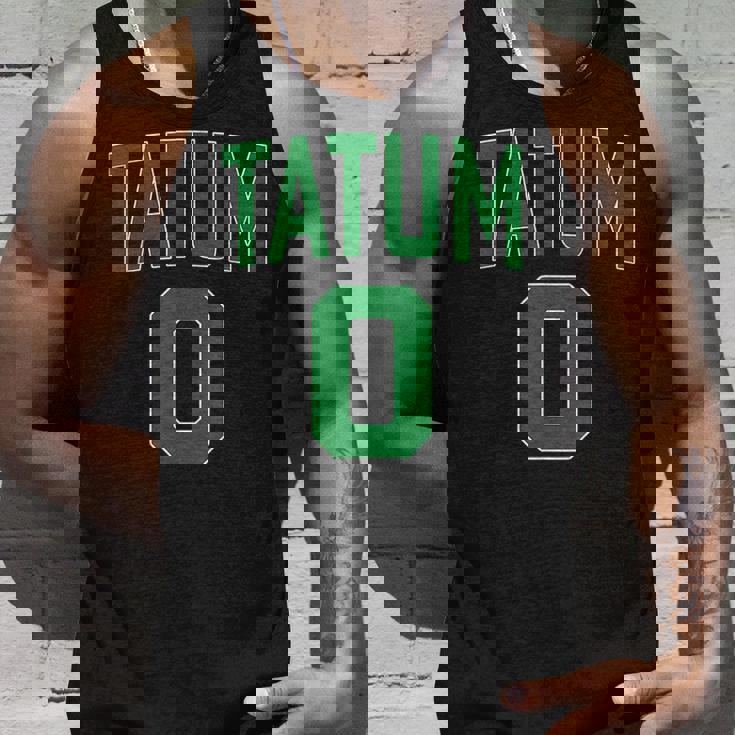 Tatum Who Wears Number 0 Green Is Incredibly Brilliant Unisex Tank Top Gifts for Him