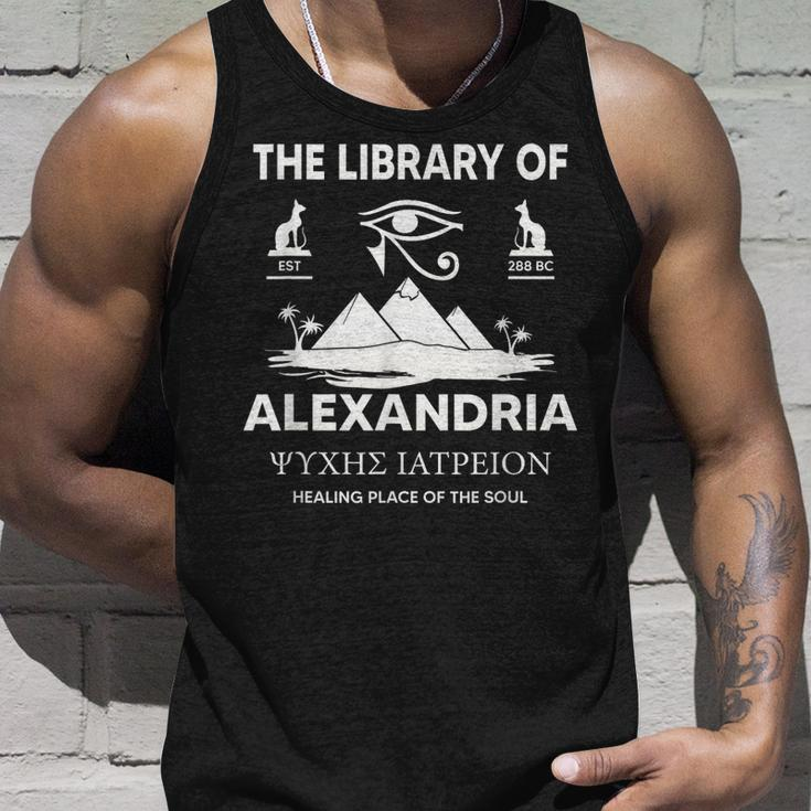 The Library Of Alexandria - Ancient Egyptian Library Unisex Tank Top Gifts for Him