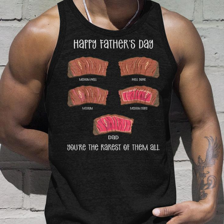 The Rarest Of Them All Fathers Day Funny Dad Papa Husband Unisex Tank Top Gifts for Him