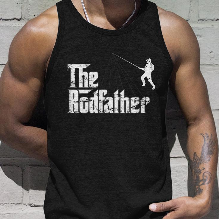 The Rodfather For The Avid Angler And Fisherman Unisex Tank Top Gifts for Him