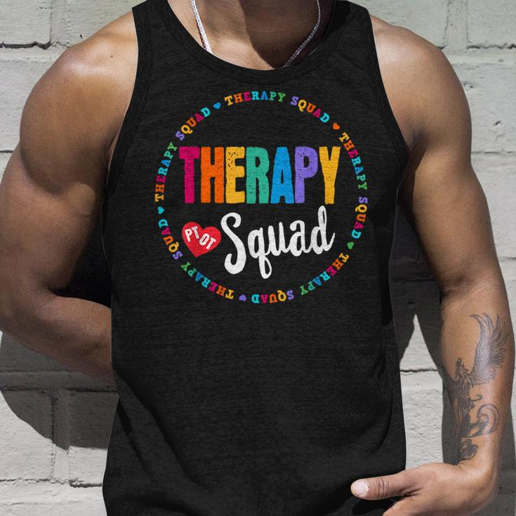 Therapy Squad Pt Ot Crew Occupational Therapist Week Team Unisex Tank Top Gifts for Him