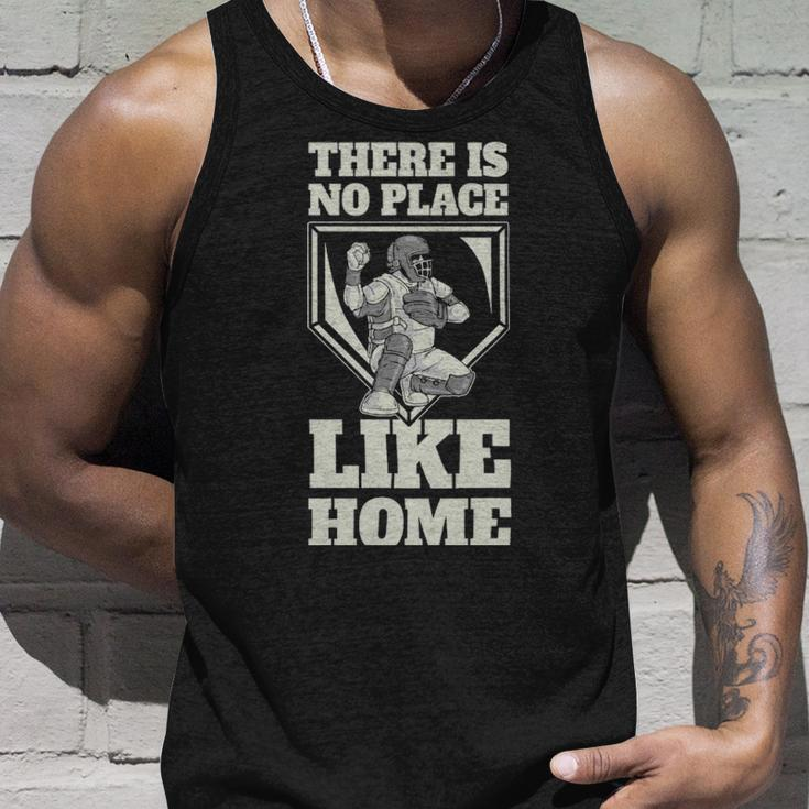 There Is No Place Like Home Funny Baseball Gift - There Is No Place Like Home Funny Baseball Gift Unisex Tank Top Gifts for Him