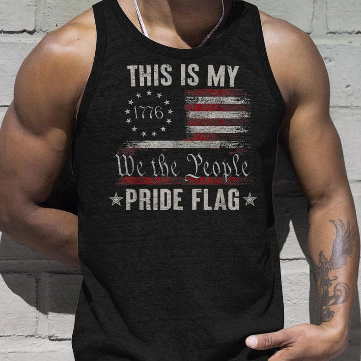 This Is My Pride Flag 1776 American 4Th Of July Patriotic Unisex Tank Top Gifts for Him