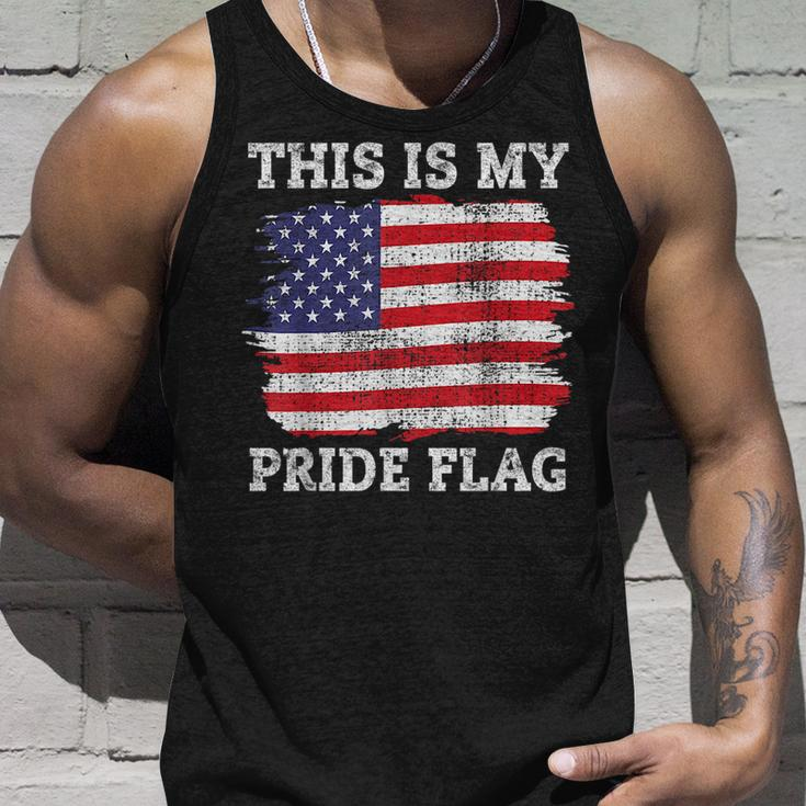 This Is My Pride Flag American Flag 4Th Of July For Men Unisex Tank Top Gifts for Him