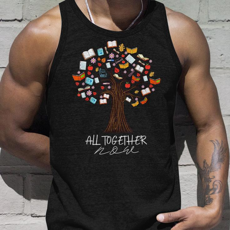 Together Now Summer Reading Program 2023 Tree Of Books Unisex Tank Top Gifts for Him