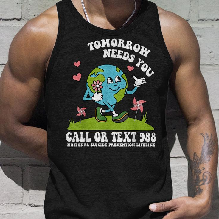 Tomorrow Needs You 988 National Suicide Prevention Lifeline Tank Top Gifts for Him
