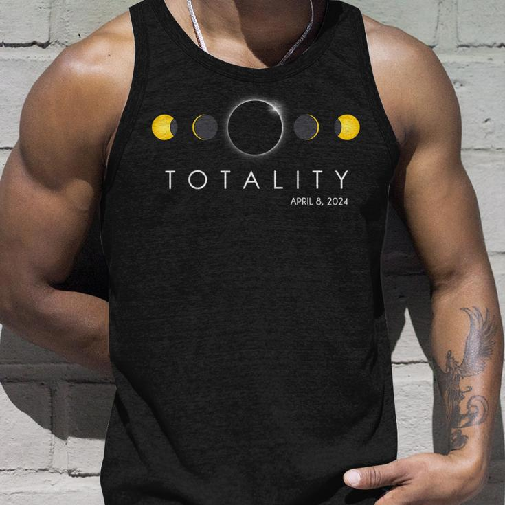 Total Solar Eclipse April 8 2024 Phases Totality Unisex Tank Top Gifts for Him